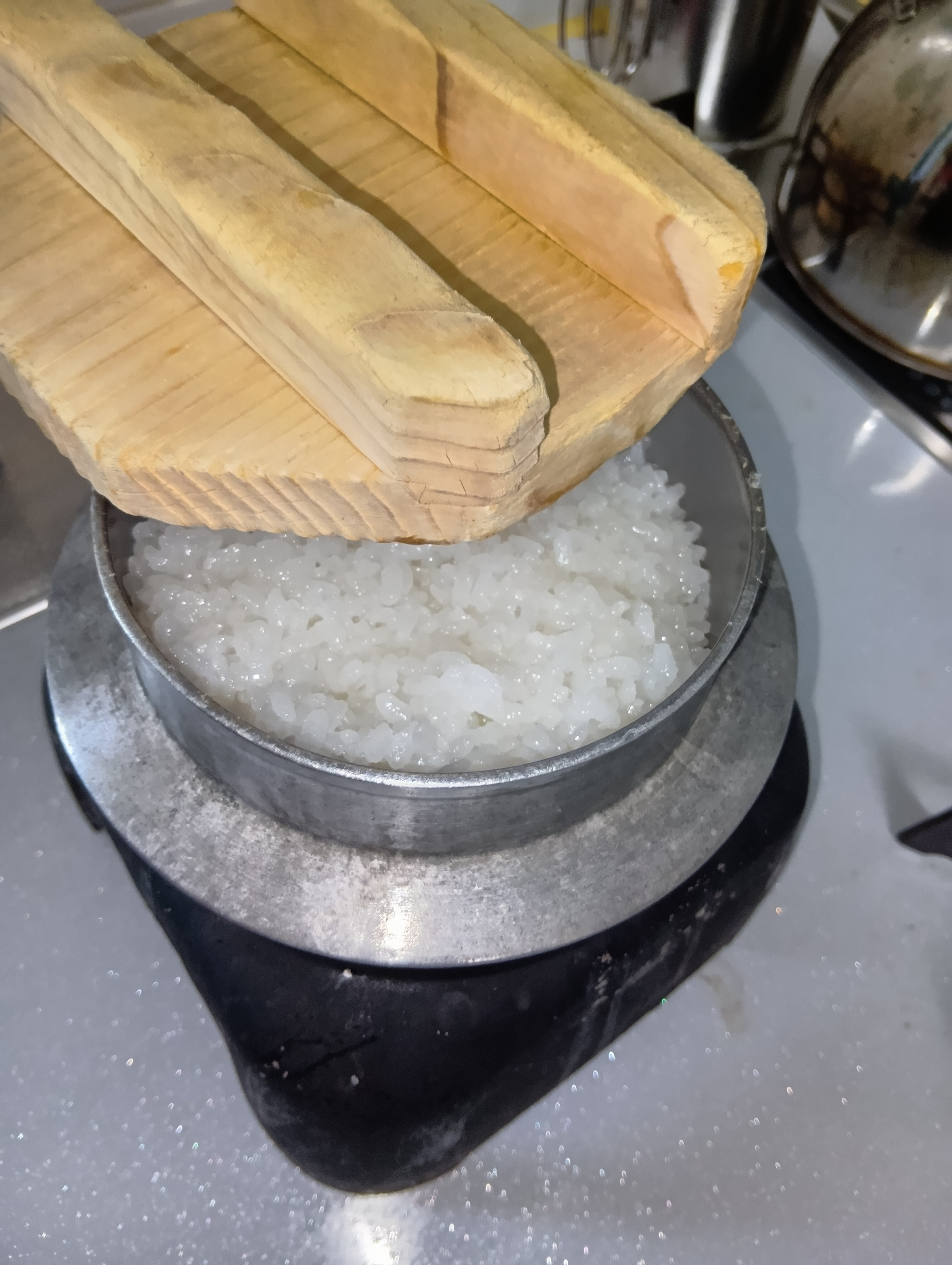 避難訓練の時の昼食用ごはん