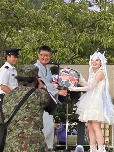 7月26日（土）姫路駐屯地での納涼行事の放送がありました。