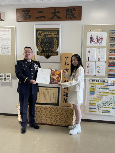 T-Heart 次女　稲荷ふみかの豊川駐屯地へ