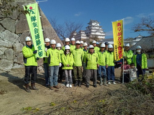 姫路城クリーン作戦　静かな任務の日