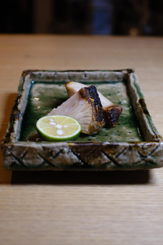 佐渡の寒鰤の焼物