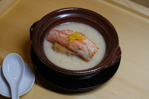 ずわい蟹真薯 弥彦太郎 蕪のお椀