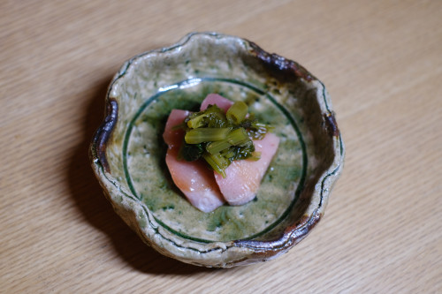 佐渡産めじ鮪 魚沼花山葵