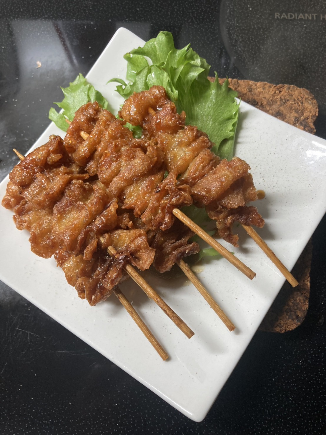 やみつきとり革串(5本)