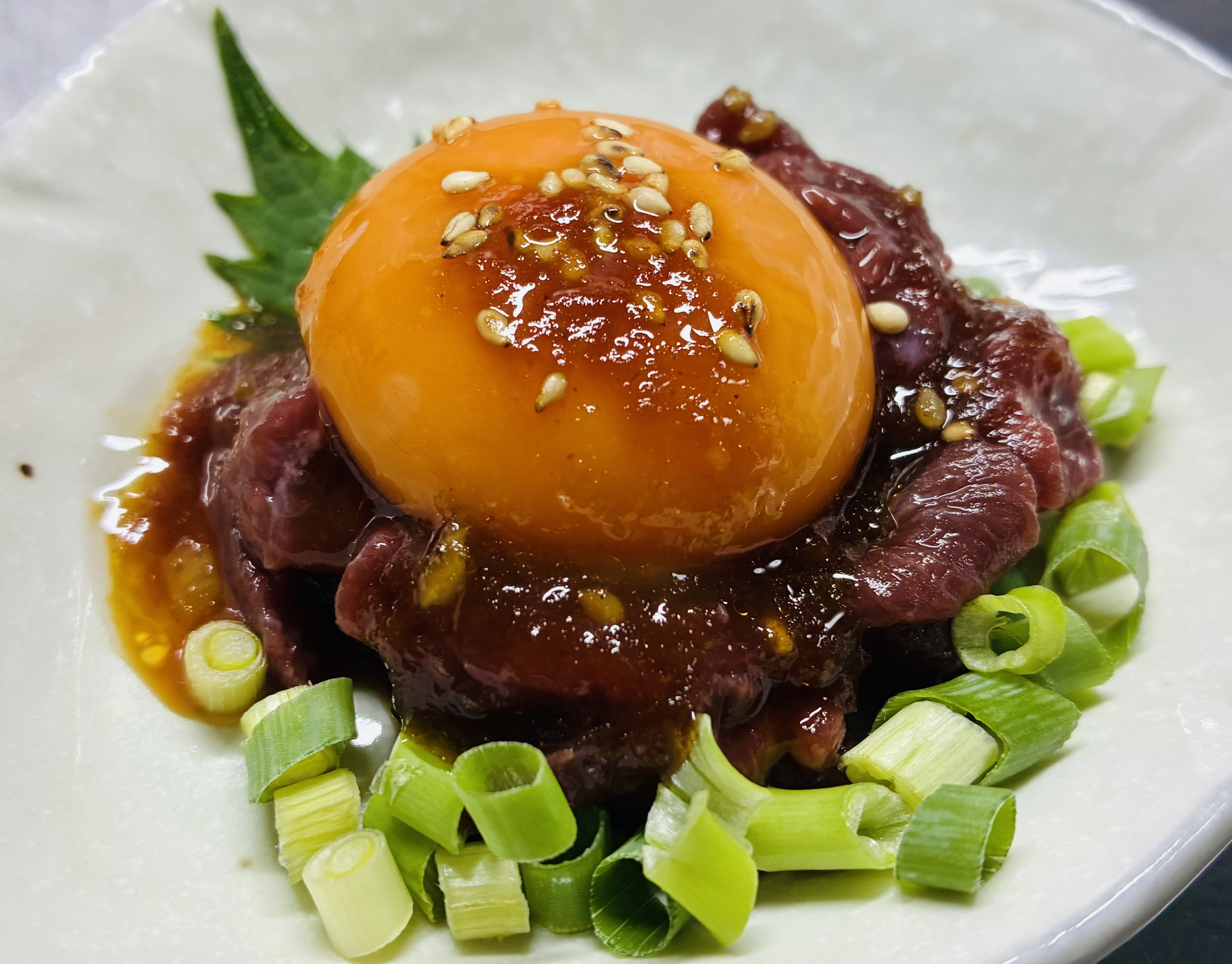 馬肉のユッケ