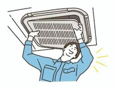 空調工事の画像