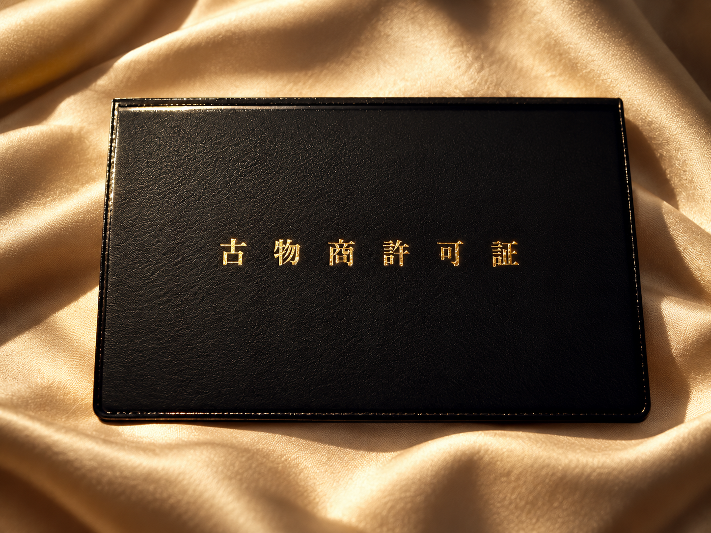 TAKNA GOLD 古物商許可証の表紙