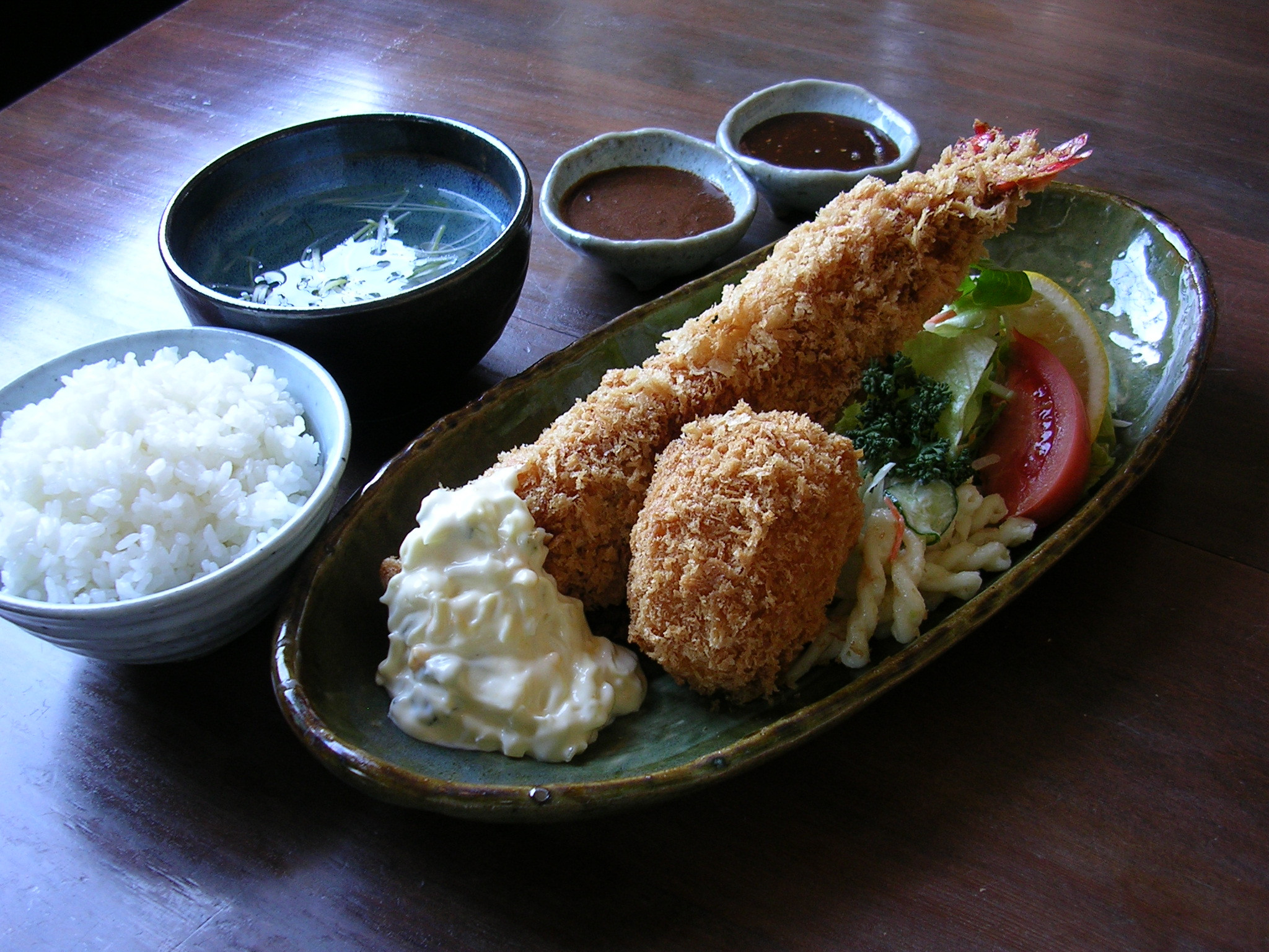 特大海老フライ＆海老クリームフライ