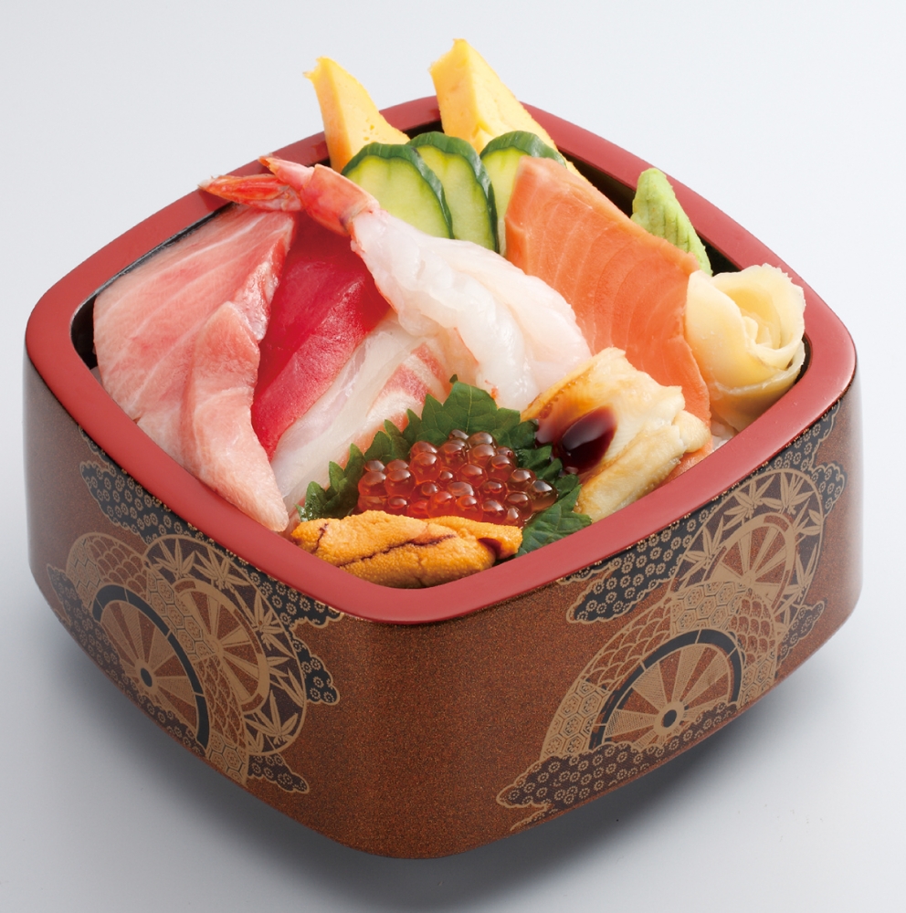 特上ちらし箱寿司