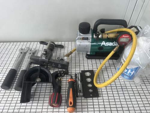 福岡県のお客様よりエアコンDIY工具セットのレンタルご依頼を頂きました。