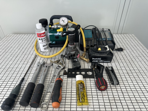 【長野県からご依頼！】エアコンDIY工具セット＆材料一式をご利用いただきました！