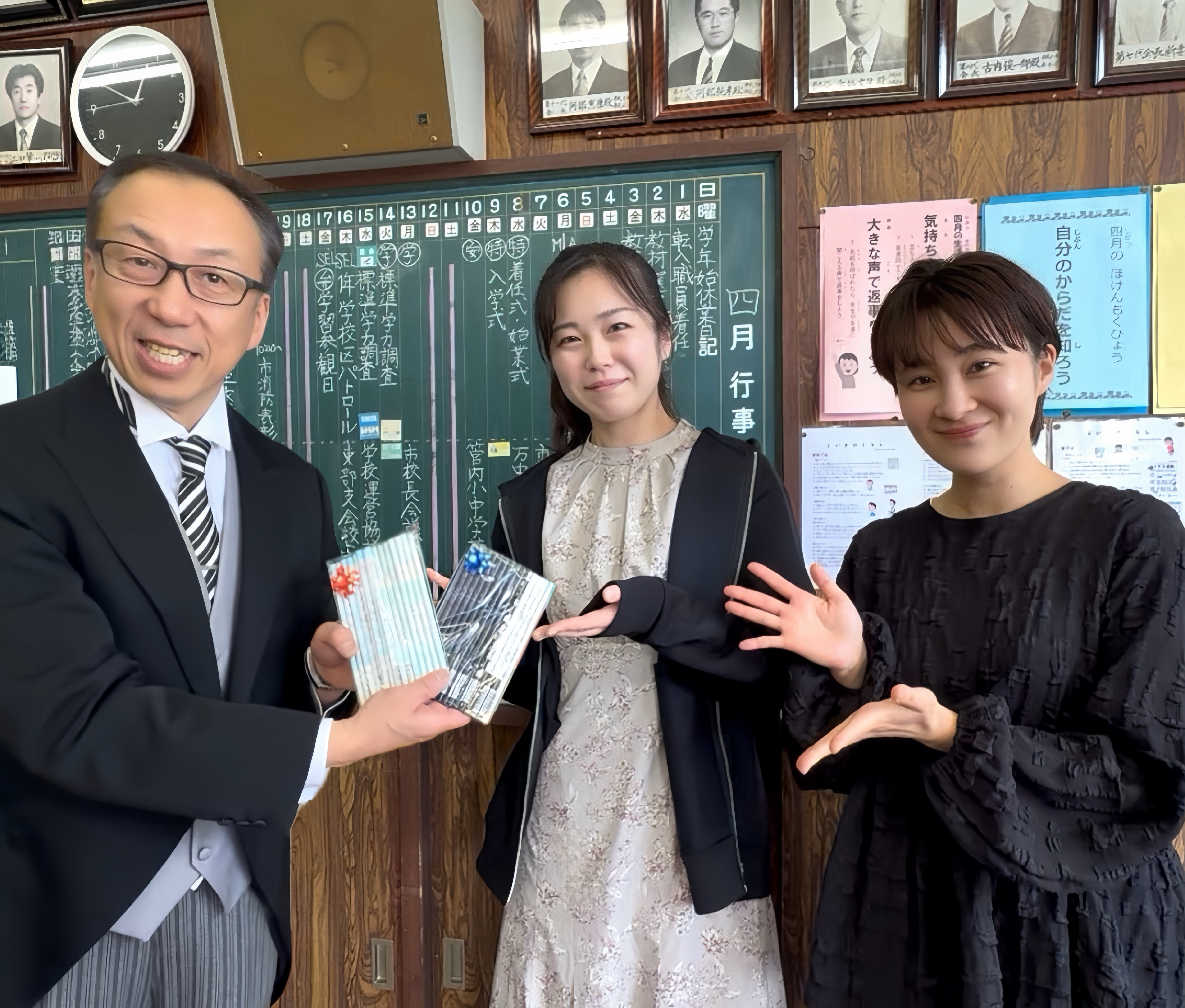 訪問先での演奏