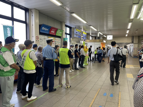 秋の全国交通安全運動初日キャンペーン