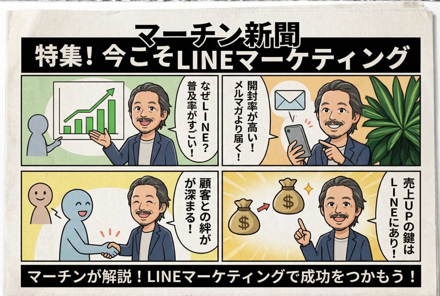 Mission
全ての中小事業者に
　マーケティングの恩恵を！