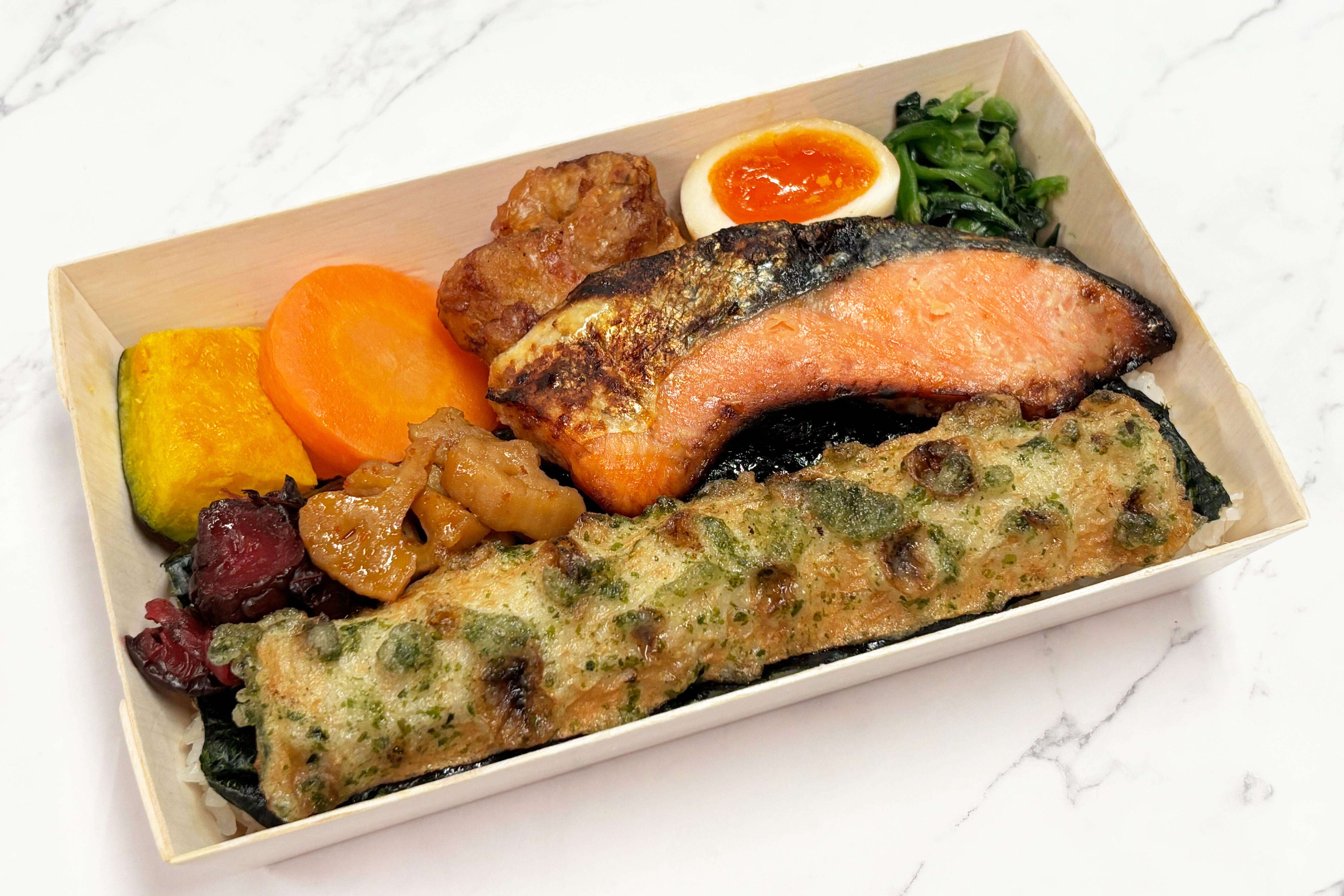 【海苔弁】銀鮭西京味噌焼き