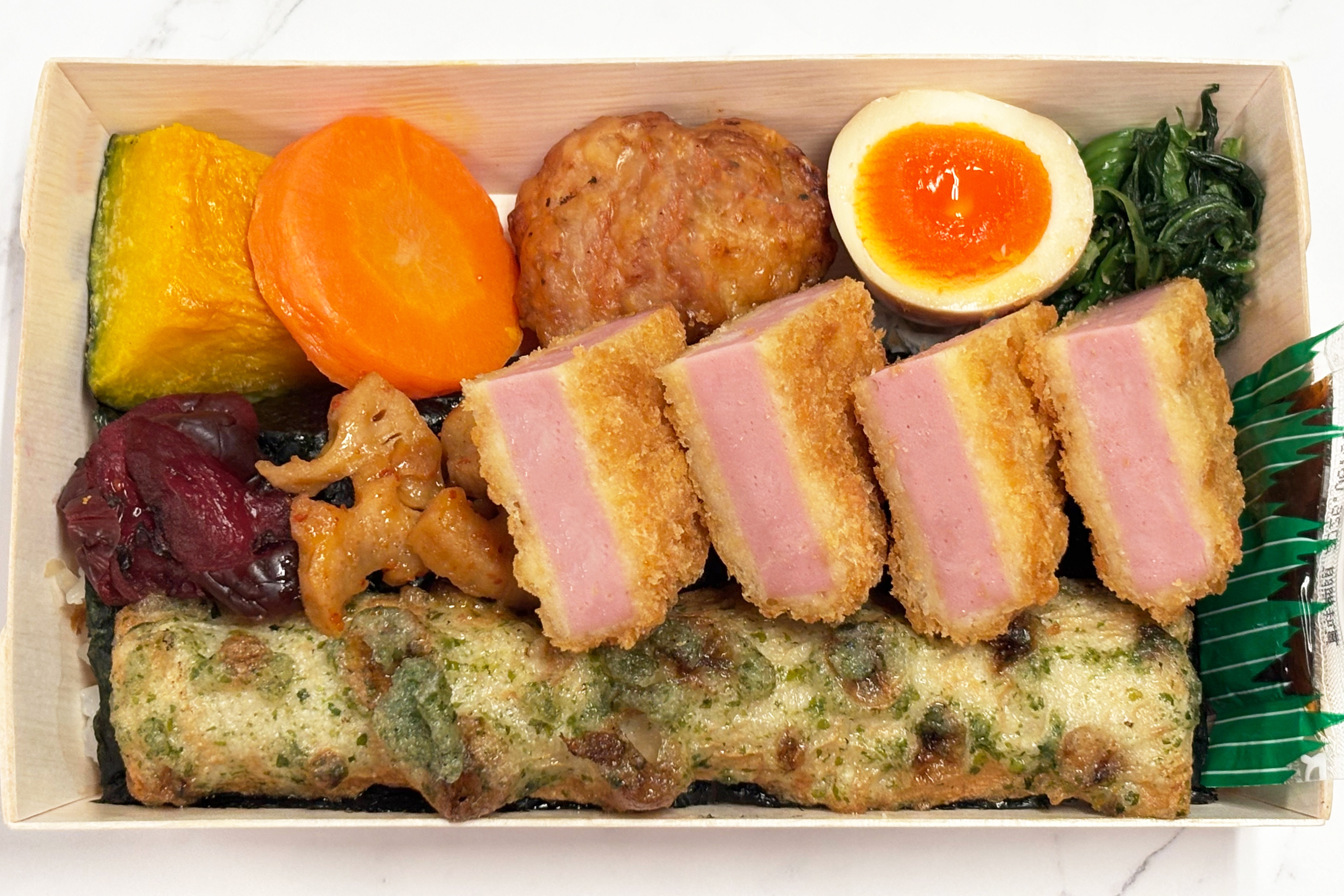 【海苔弁】昭和のハムカツ