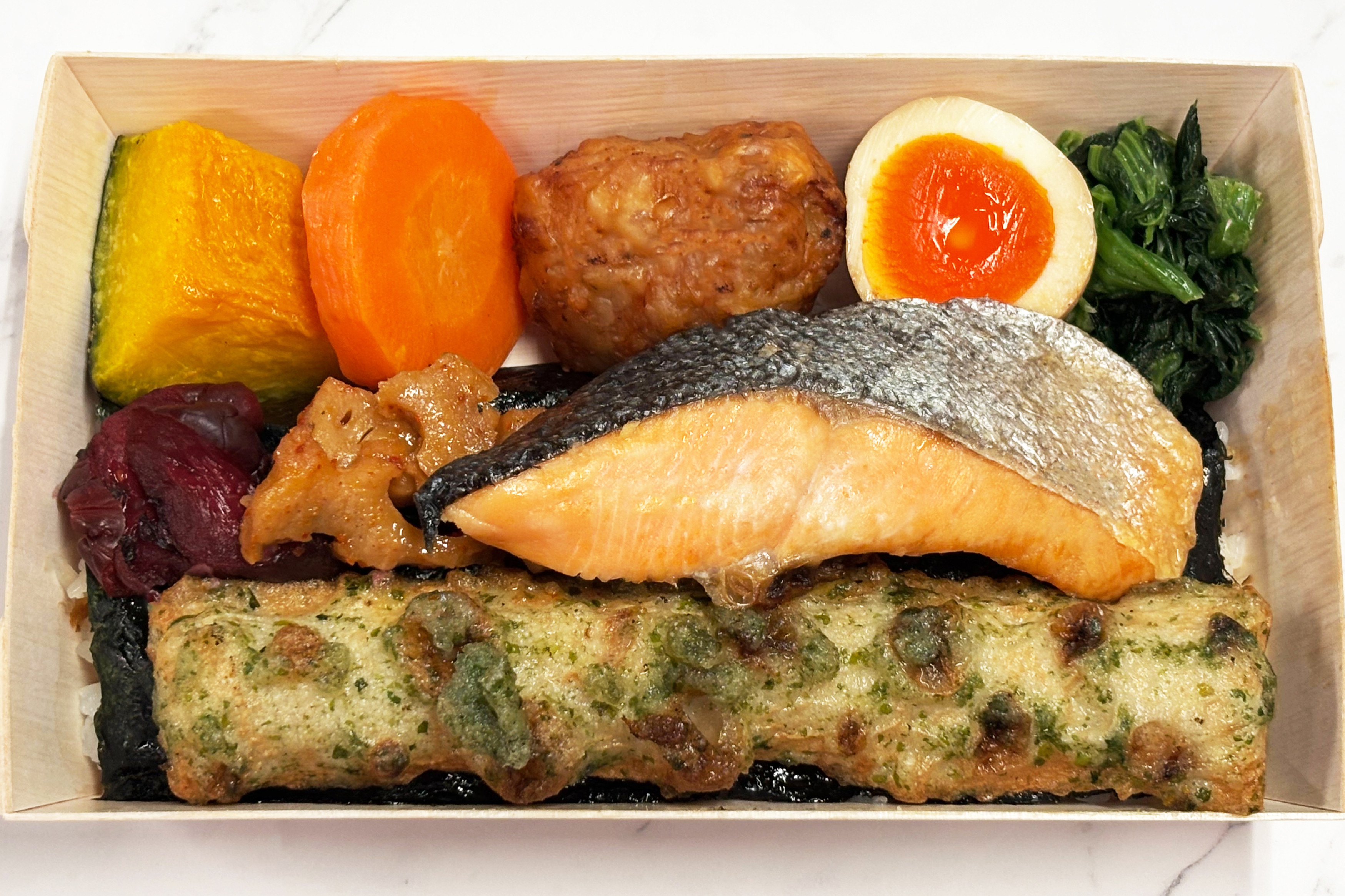 【海苔弁】銀鮭の粗塩焼き