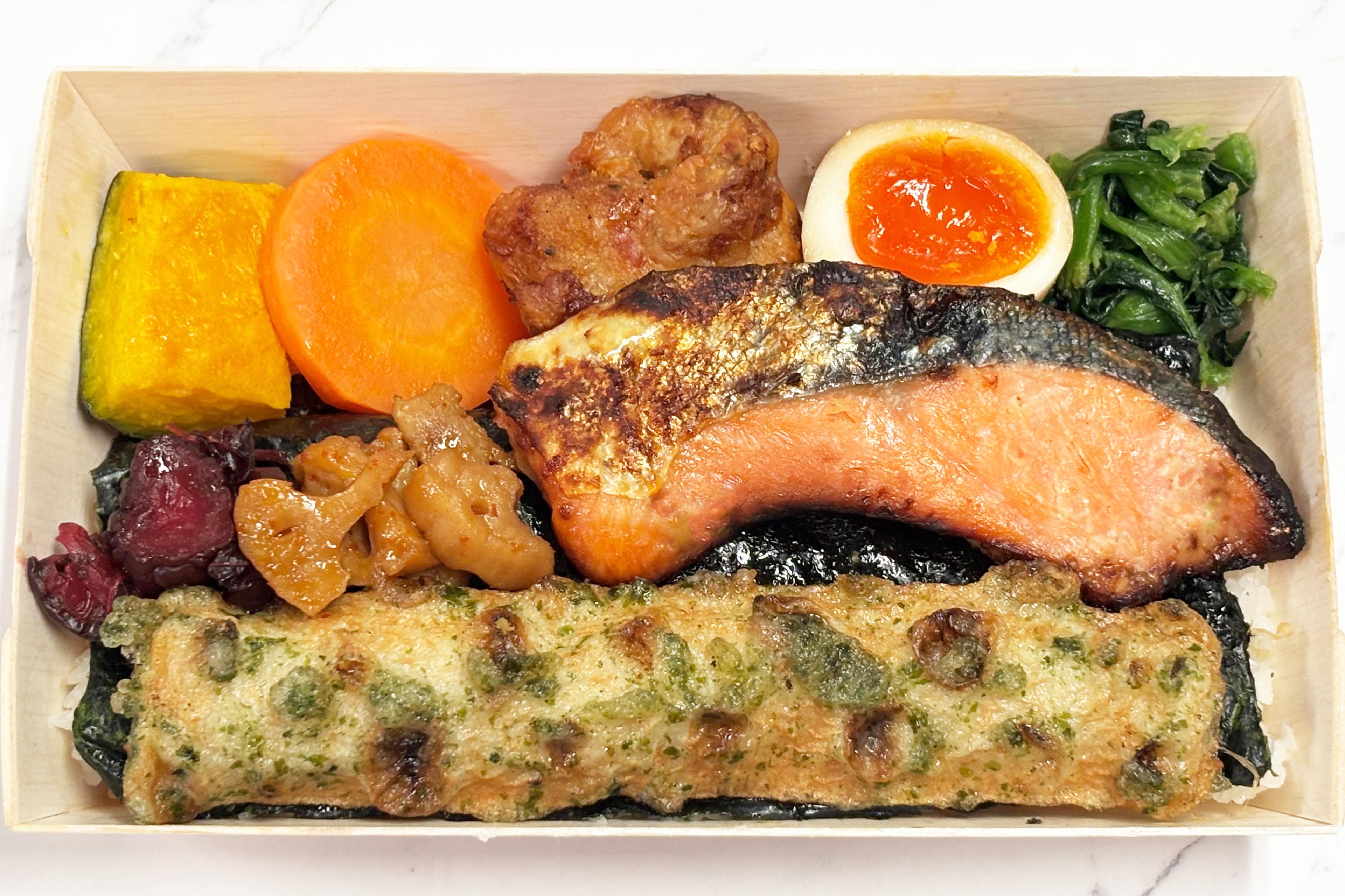 【海苔弁】銀鮭西京味噌焼き