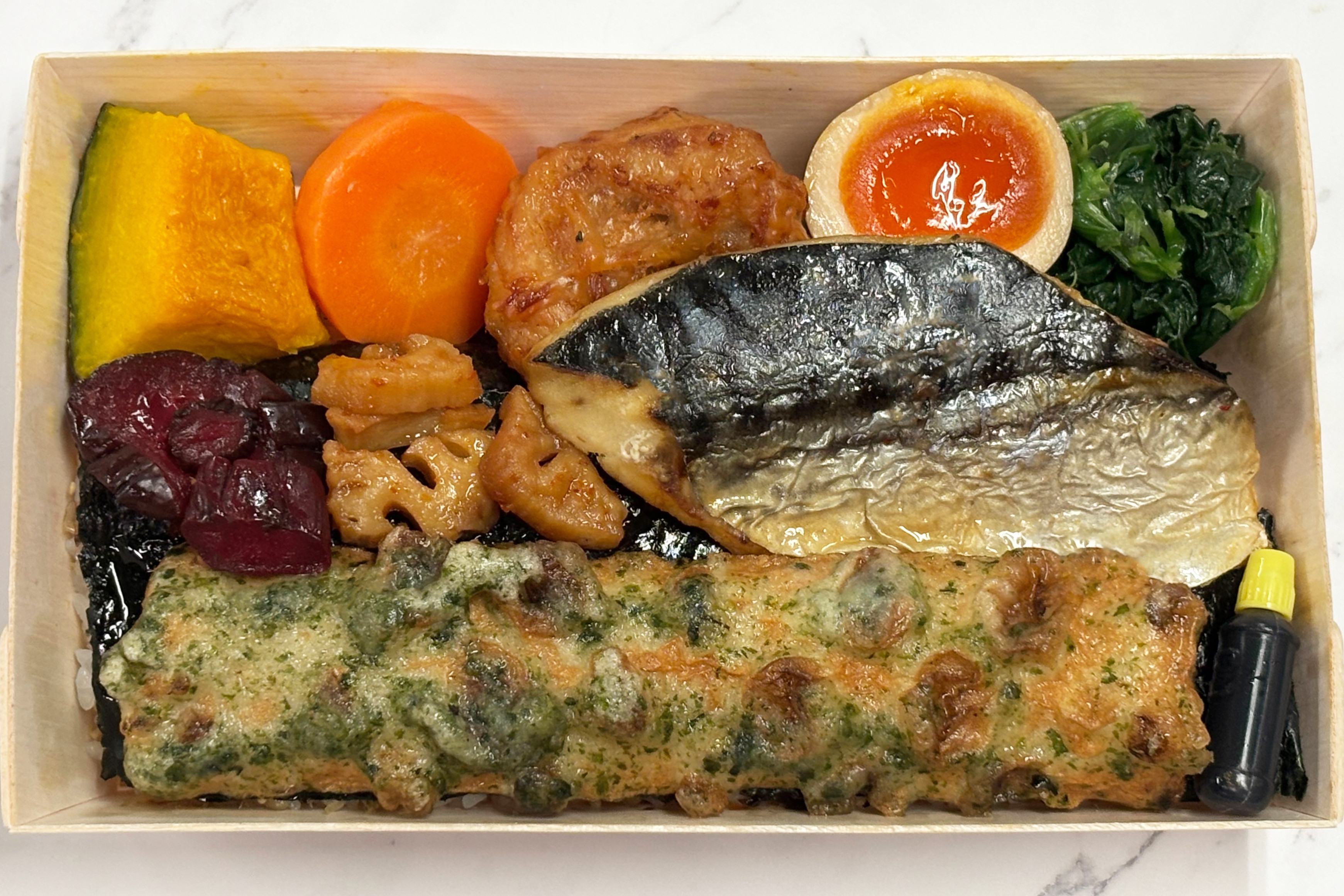 【海苔弁】鯖の粗塩焼き