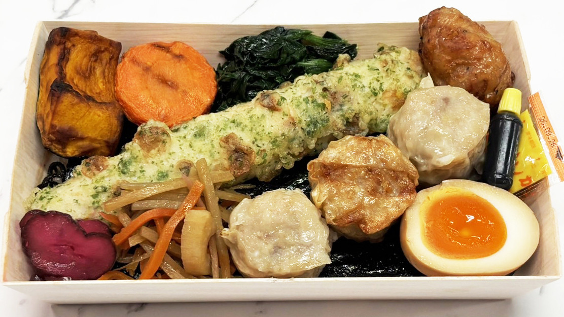 【海苔弁】揚げ蒸し焼売