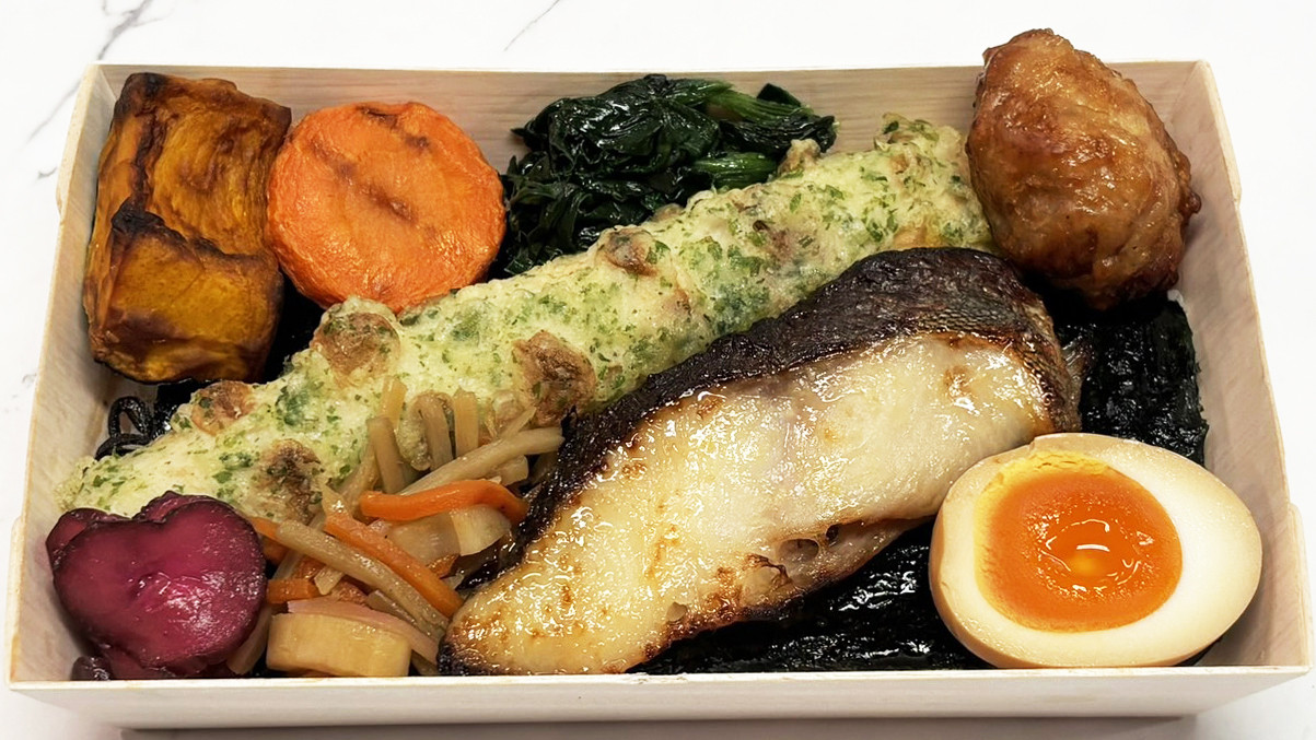 【海苔弁】銀だら西京味噌焼き