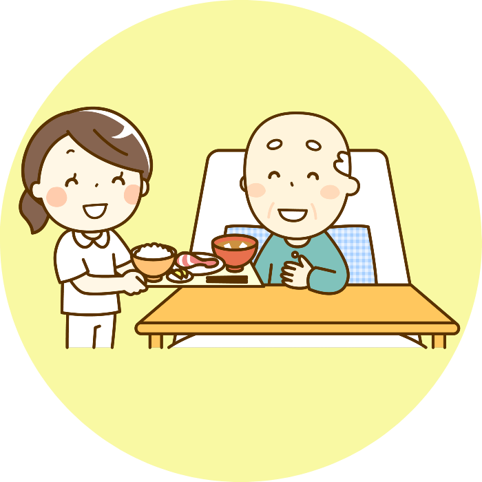 寝たきりの方