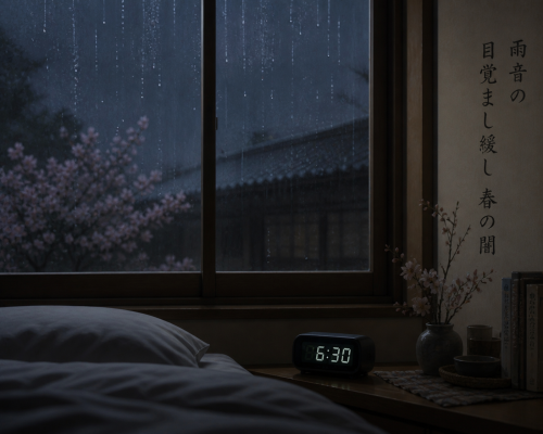 雨音の目覚まし緩し春の闇.png