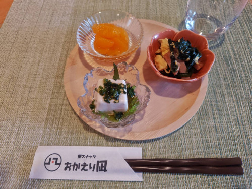 2026/05/01　ほうれん草と炒り玉子の和え物