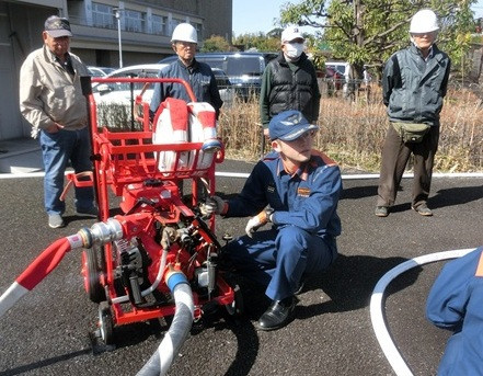 手引き動力ポンプ②