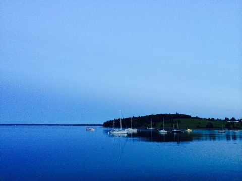 The North Atlantic Ocean from Lunenburg  (photo by chie)