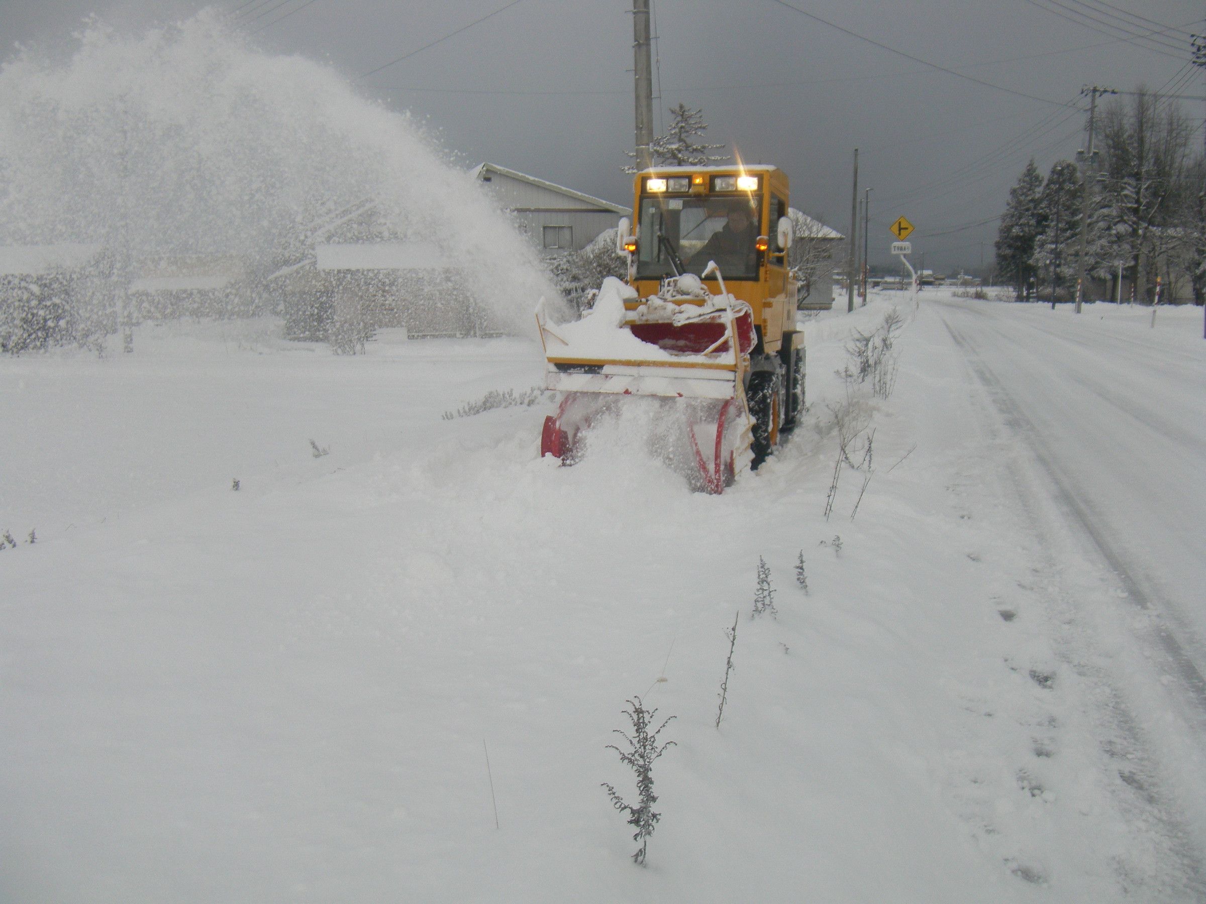 除雪作業