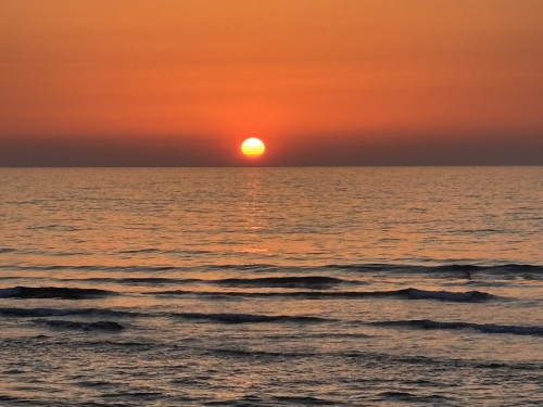 夕日