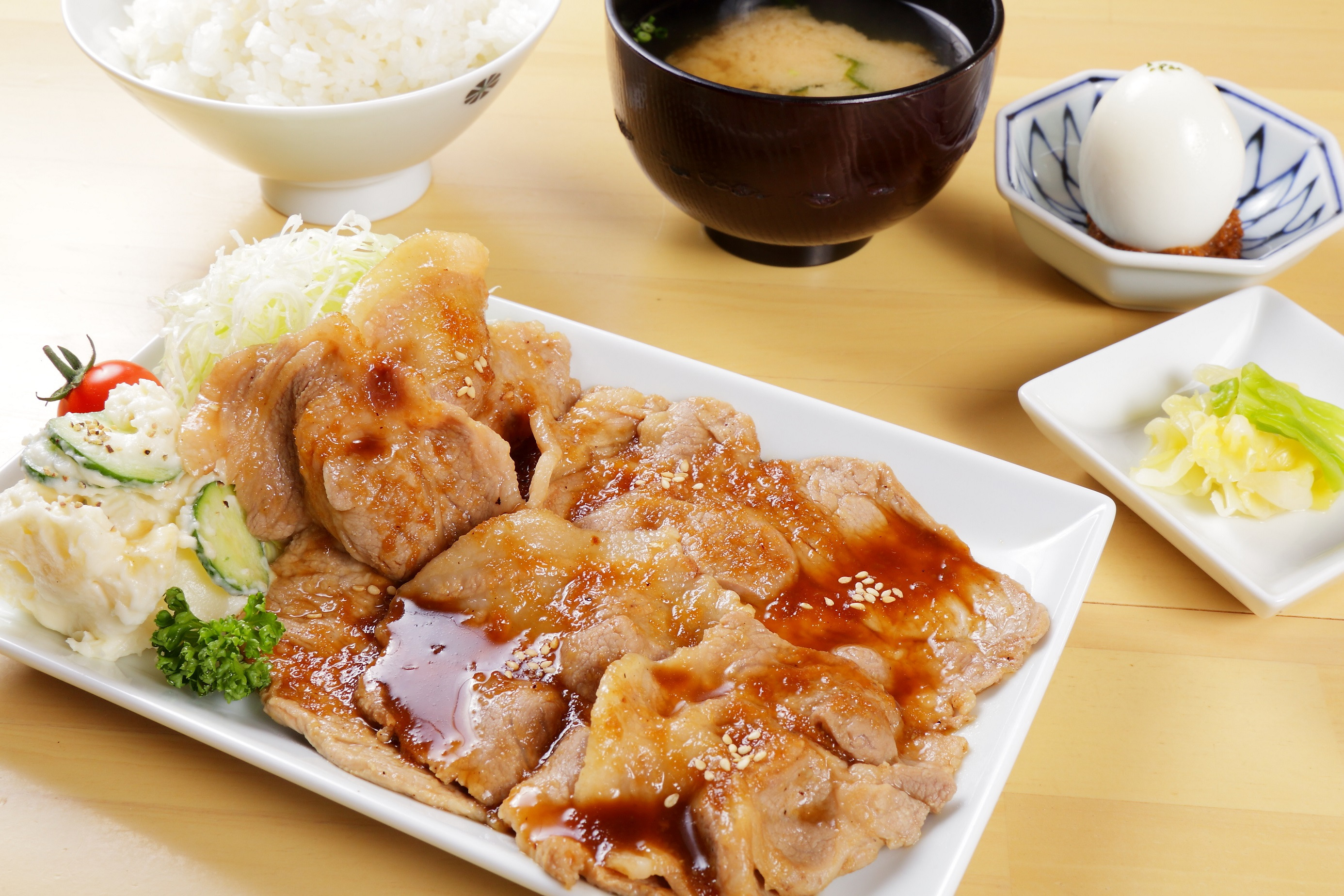 豚パンチ焼き定食