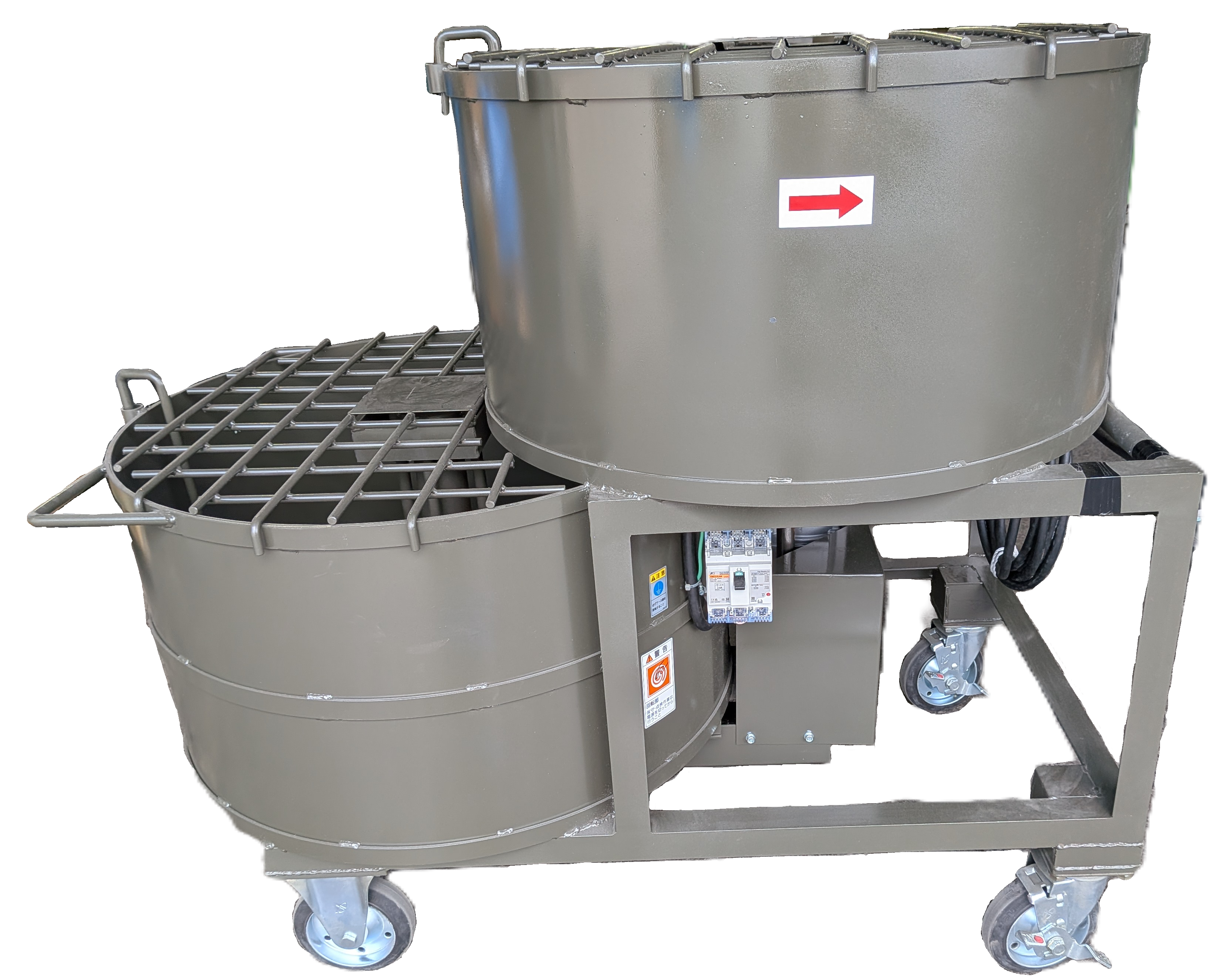 岩綿吹付機 2槽スラリータンクCT-1