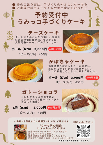 ピンク ゴールド シンプル クリスマスケーキ チラシのコピーのコピー.jpeg