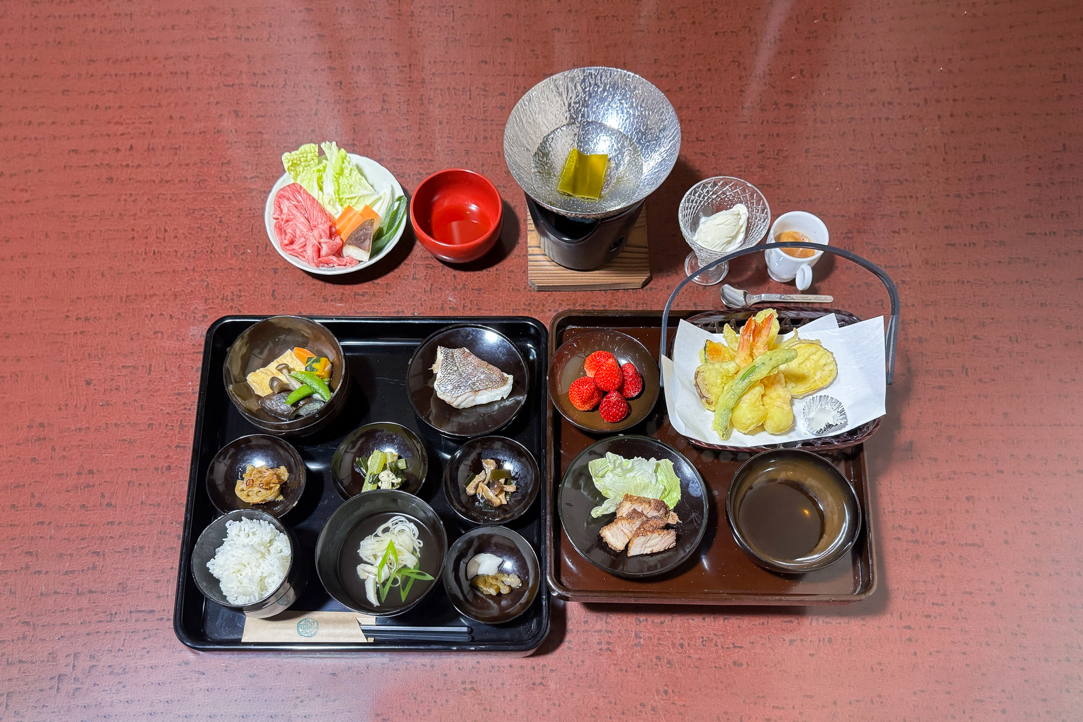 飛鳥民宿北村：【週末限定】女将特製の「特別御膳」～大和牛と地物野菜のあられ鍋（しゃぶしゃぶ）～＜１泊２食付＞、始めました！