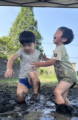 どろんこ遊び