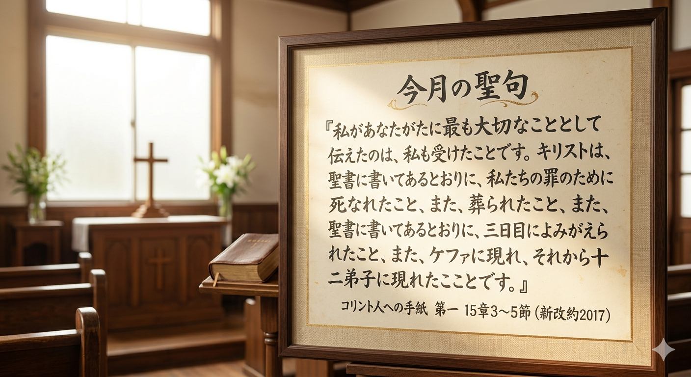 今月の聖句