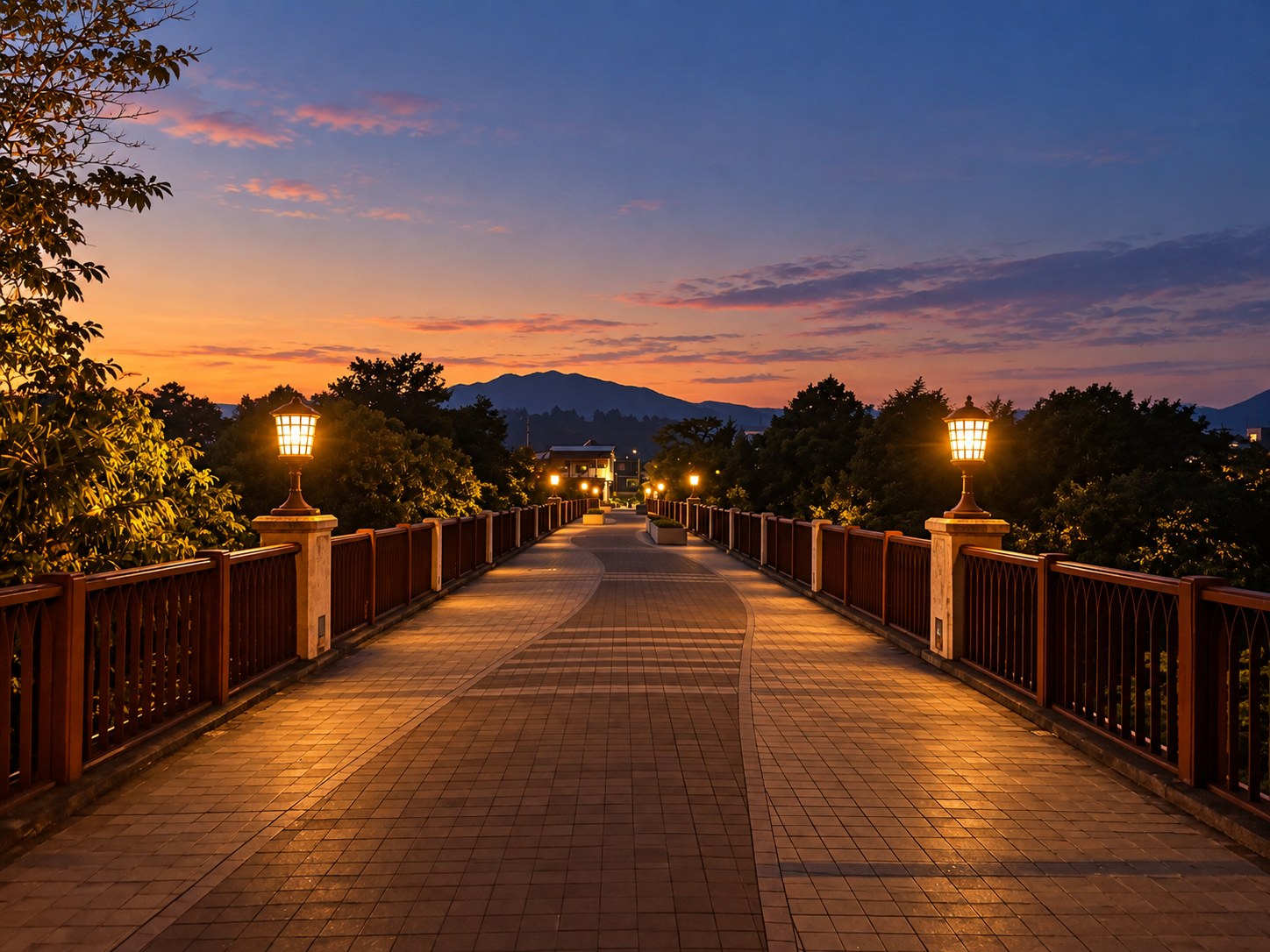 “At the foot of Chichibu Bridge”