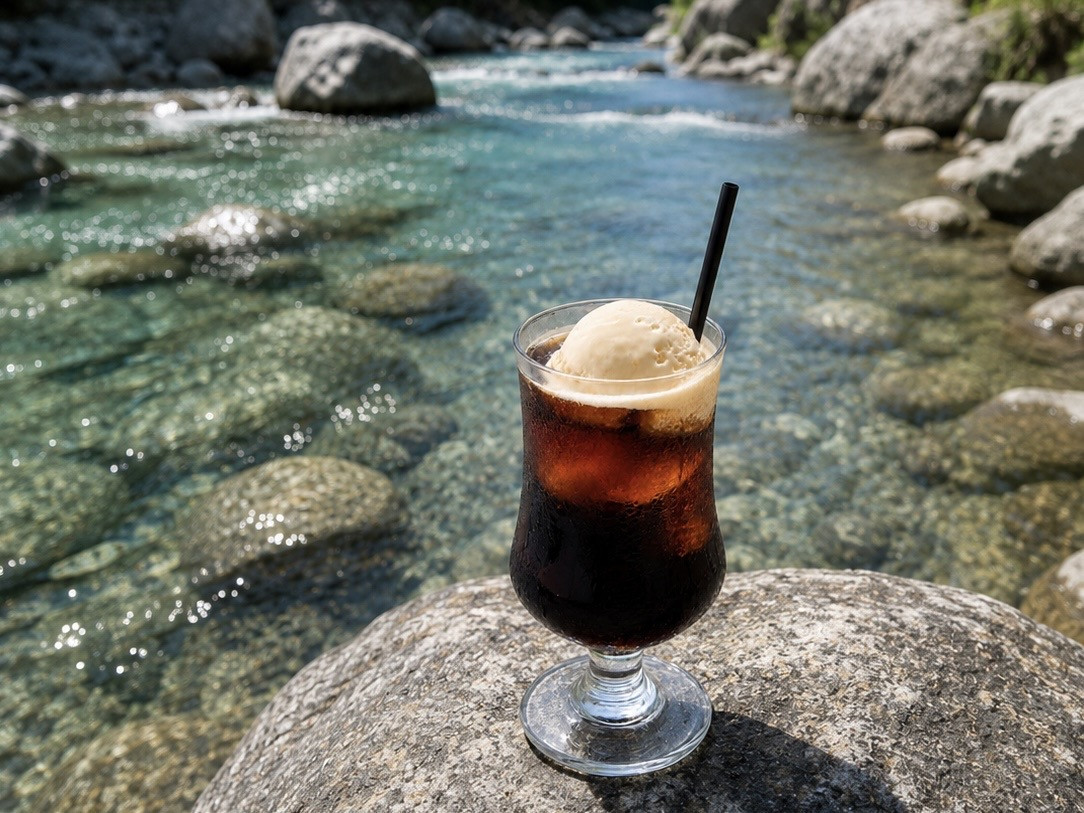 当店ではコーヒーやピザ生地、その他の料理に秩父の名水「毘沙門水」を使用しております