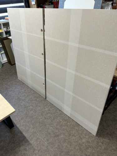 建具鳥の子貼り　下貼り2回目