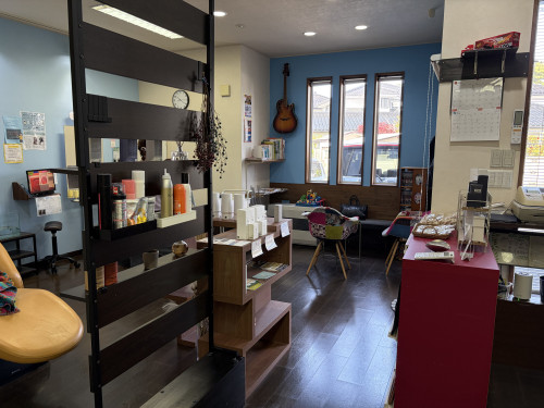 落ち着ける店内