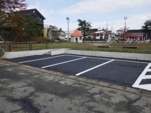 公共工事（公園駐車場造成工事 完成）