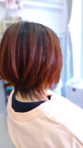 立体感のあるショートヘアー