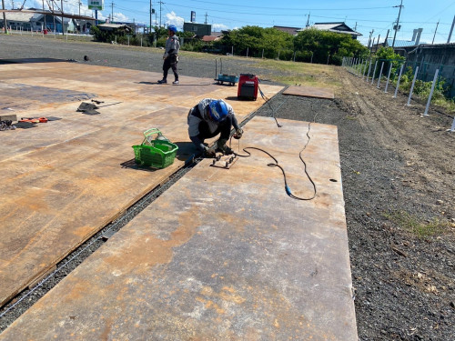 ユニットハウス基礎工事 5.JPG