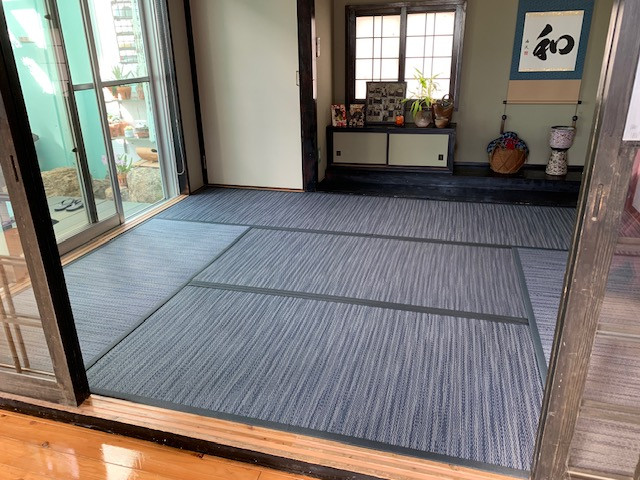 藍色畳の施工事例
