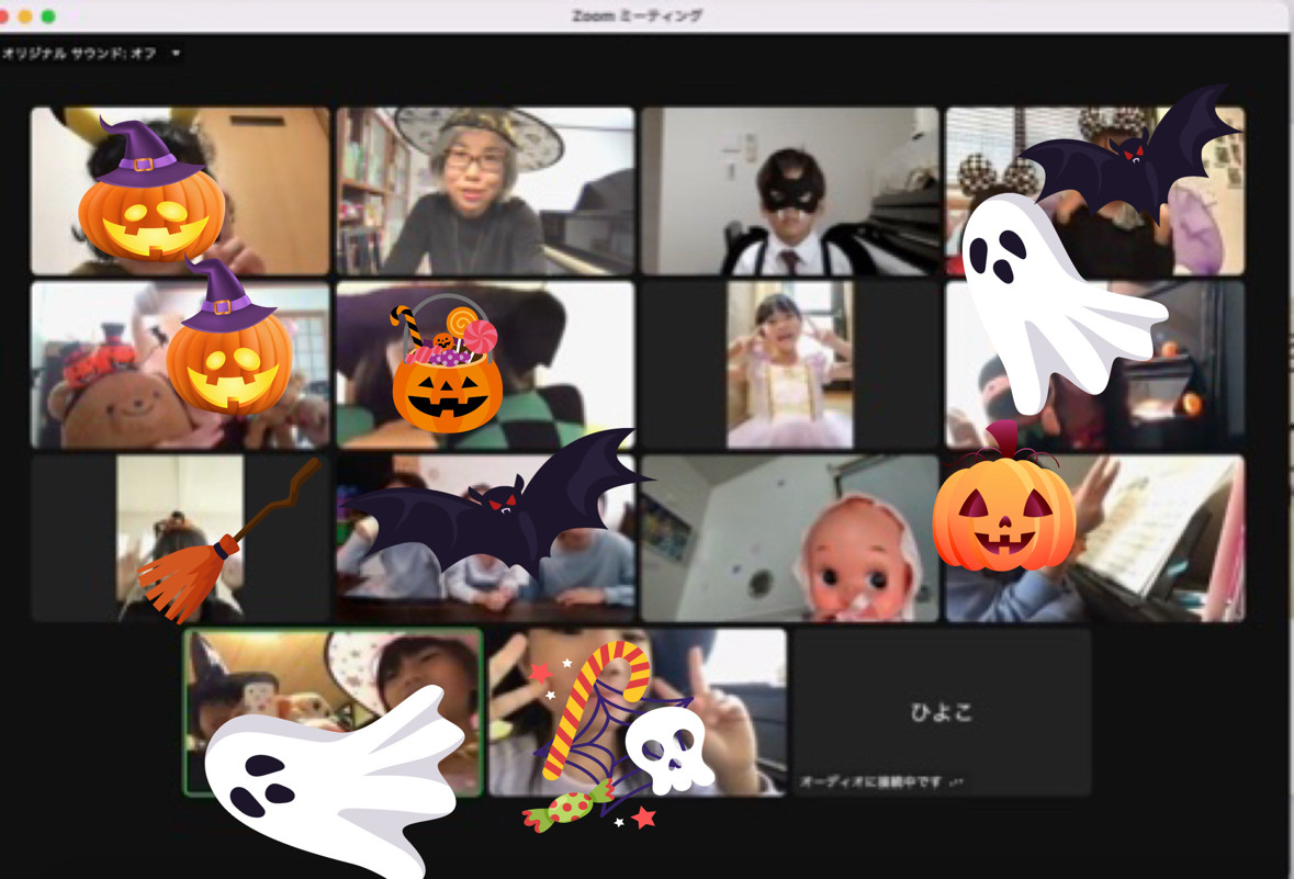 ハロウィン⭐︎オンライングループレッスン