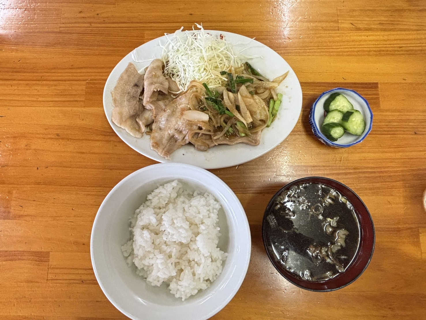 しょうが焼き定食