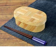 日本の弁当箱 網代(小判)
