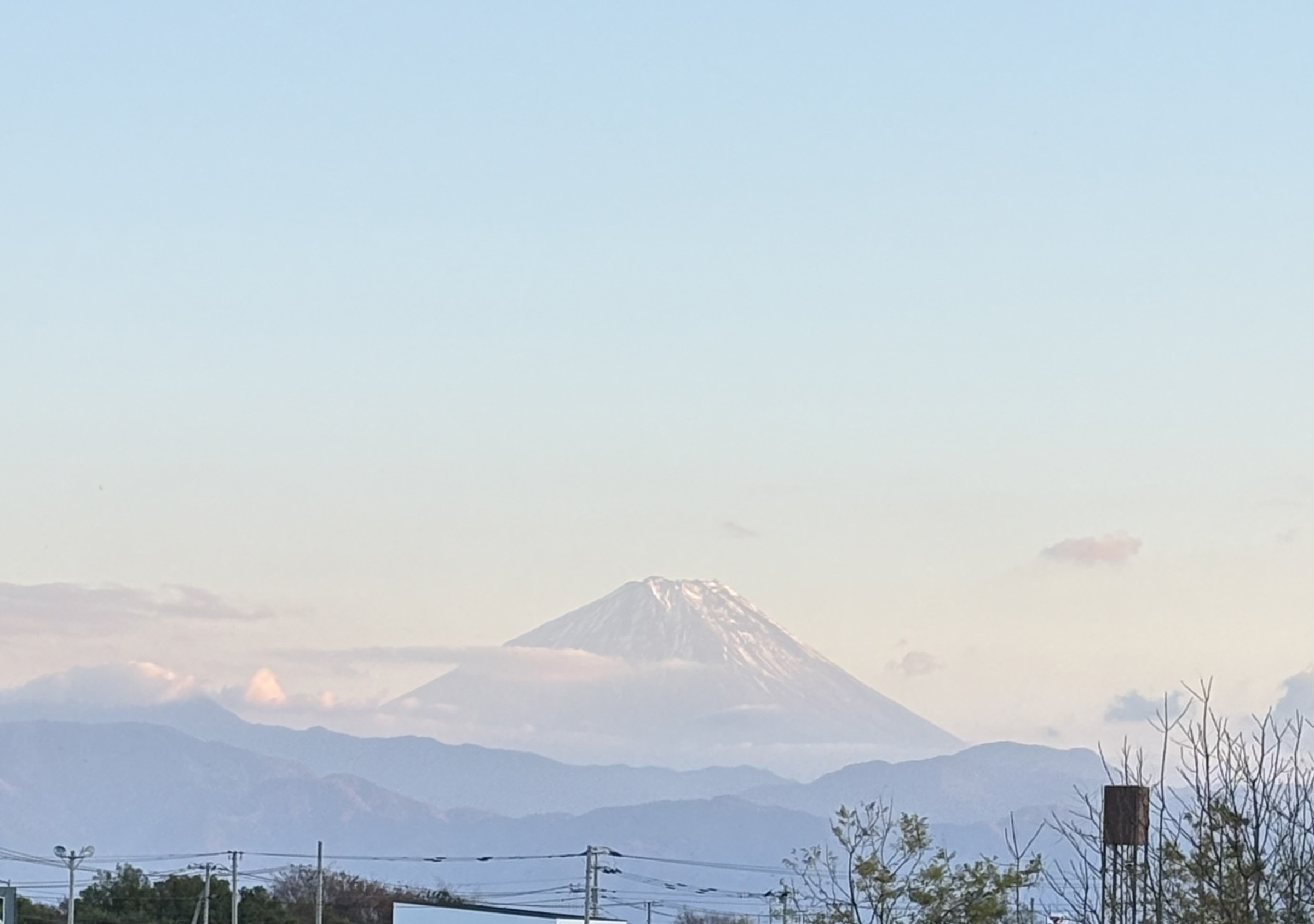 富士山（@山梨県甲斐市）